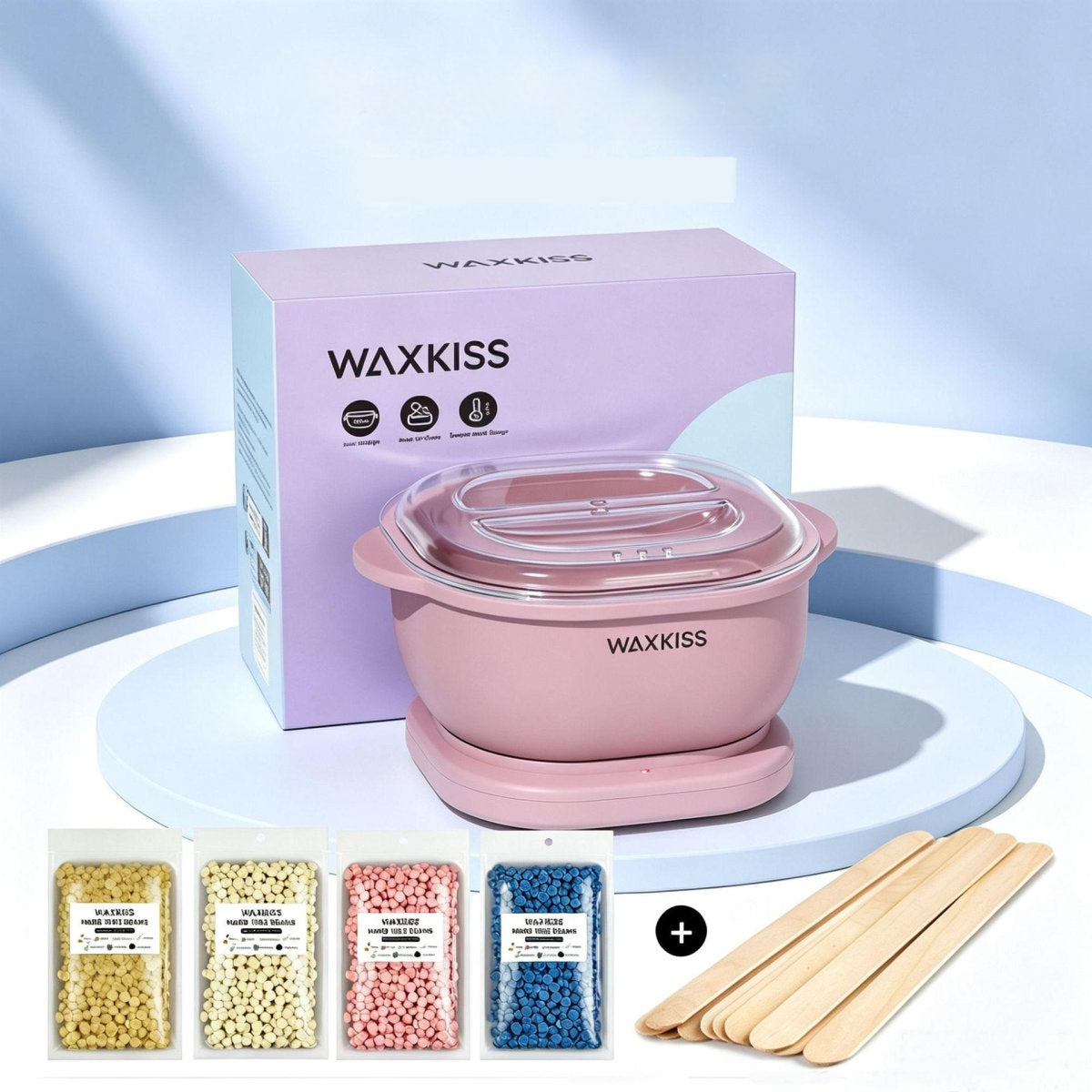 Beeswax Hair Removal Waxing Machine Kit, Portable