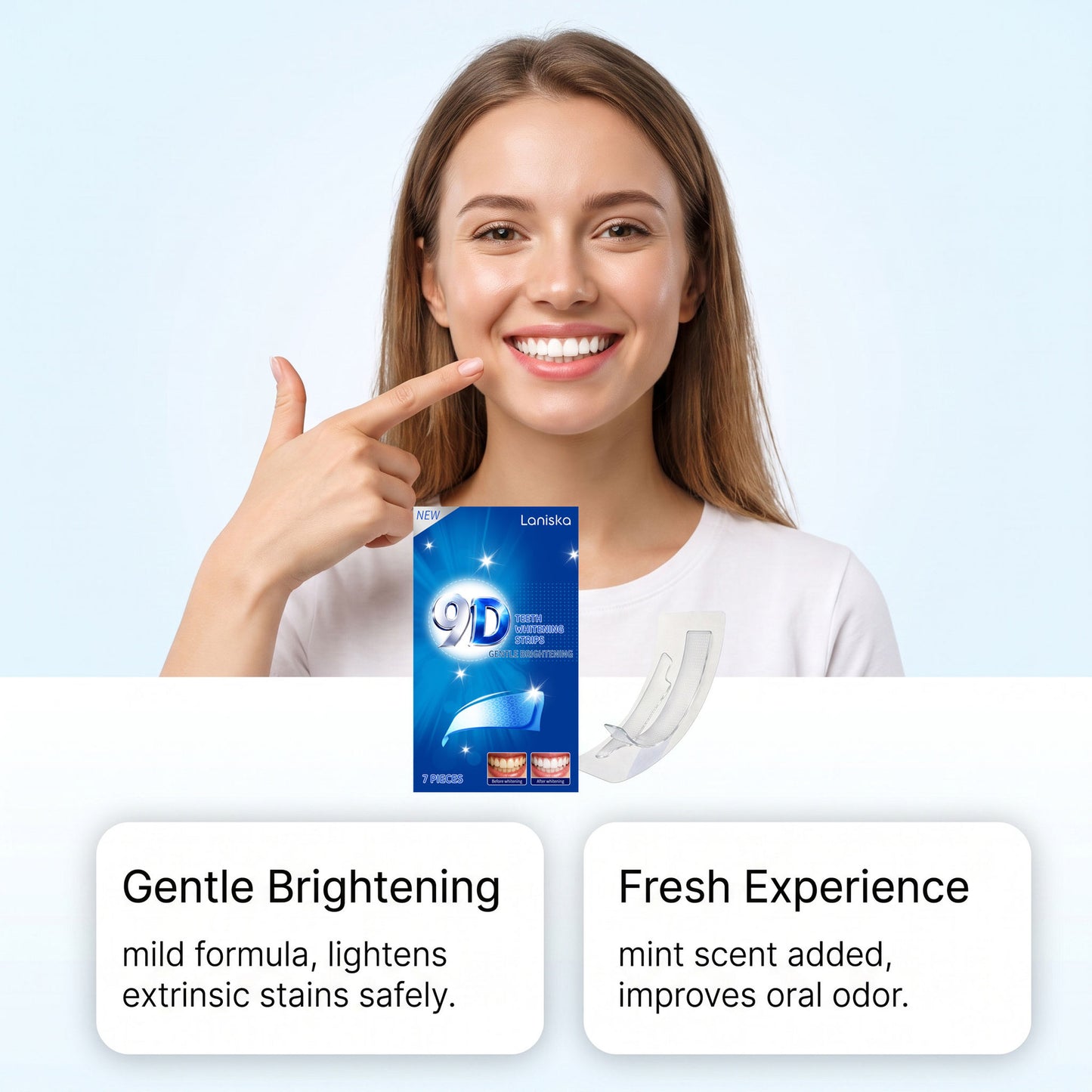 Portable Dental Surface Cleaning Care Patches