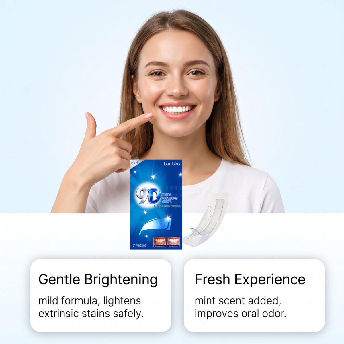 Portable Dental Surface Cleaning Care Patches
