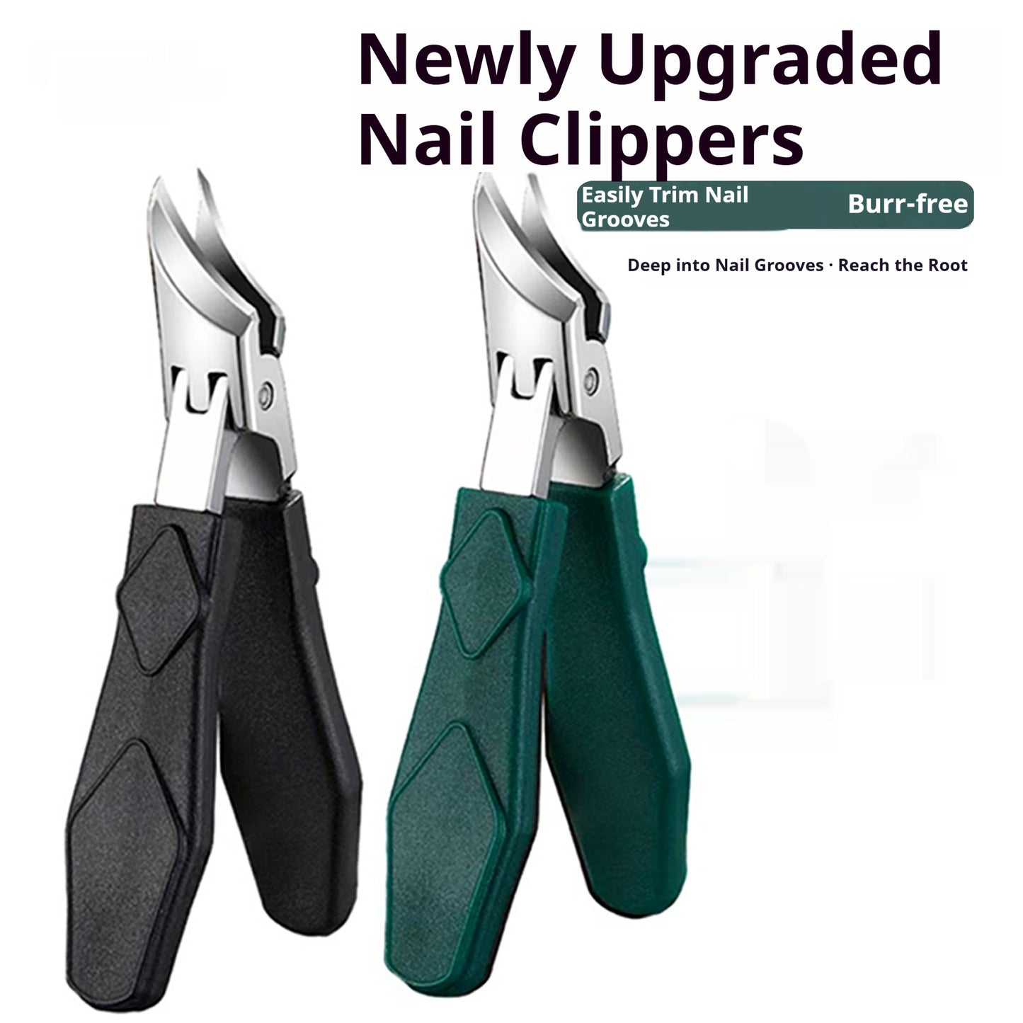 Slanted-jaw Nail Clippers Designed To Prevent Splashing During Ingrown Toenail Care