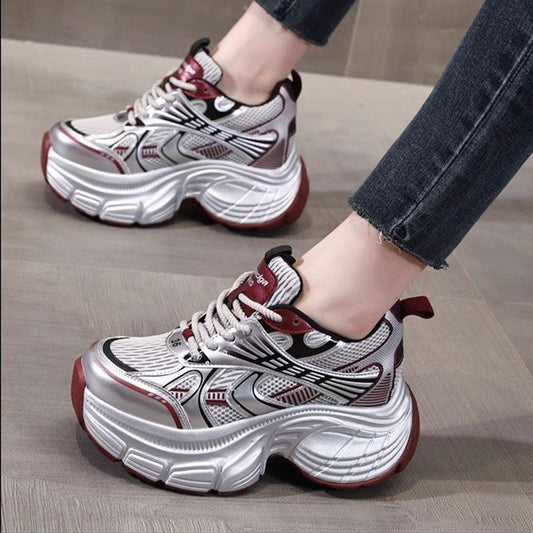Spring Womens Best-selling Thick-soled Height-increasing Sneakers