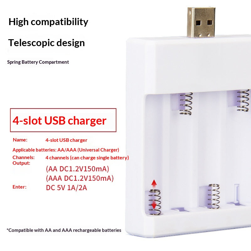 2-seat  3-seat  4-seat USB Battery Charging Dock