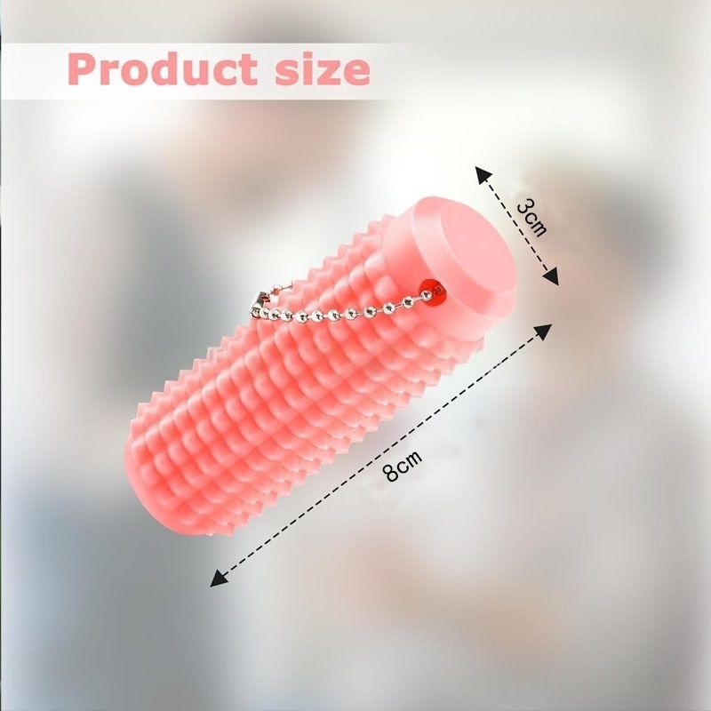 Portable Fingertip Decompression Massage Key Chain Buckle