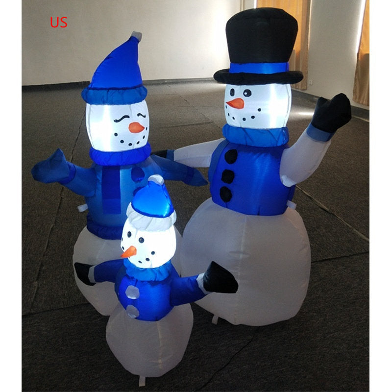 12 M Christmas Snowman Cartoon Snowman Christmas Courtyard Layout Inflatable Toys