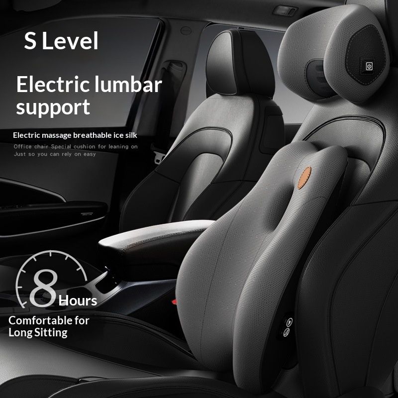 Car Massage Cushion And Headrest