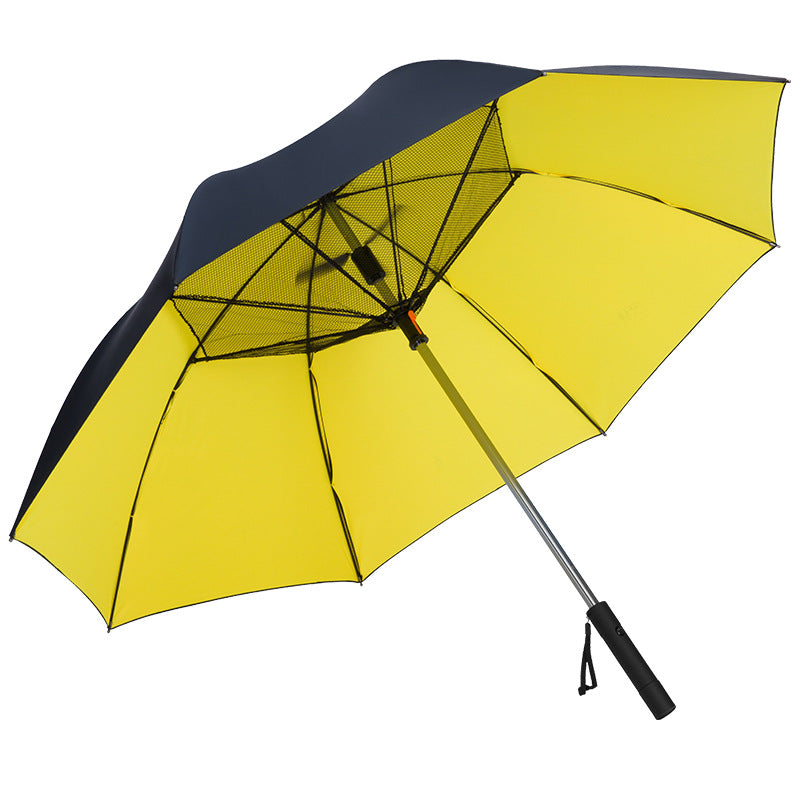USB Power Bank Umbrella With Fan Summer Cooling
