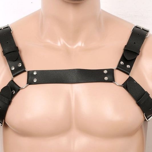 Fashion European And American Style Performance Street Shot Leather Men's Shoulder Strap Top Accessories