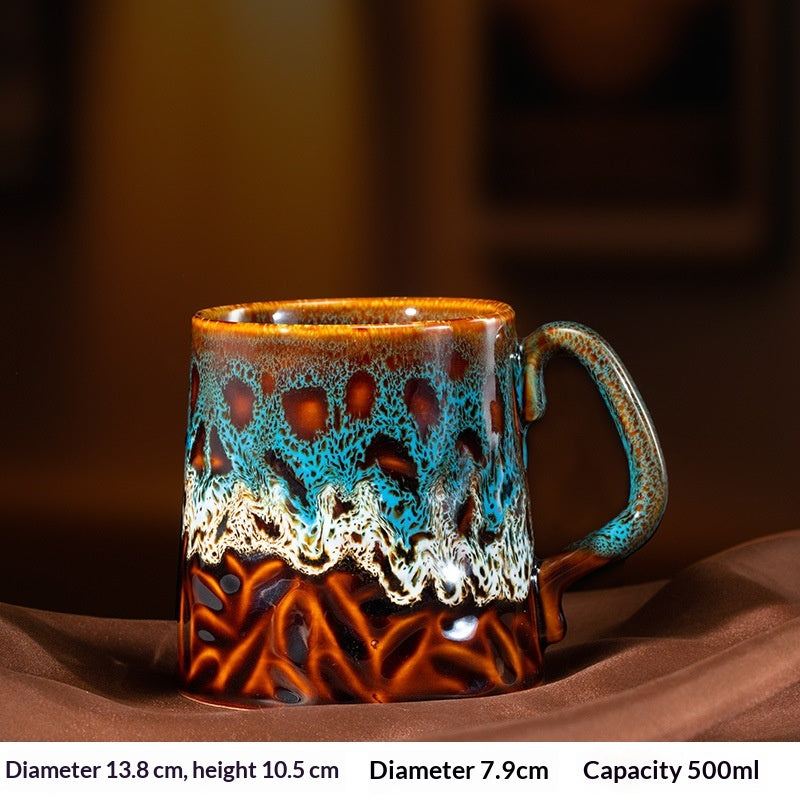 Ceramic Large-capacity Mug, Drinking Cup For Home Use