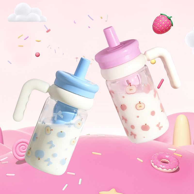New Large-capacity Straw Cup With A Handle