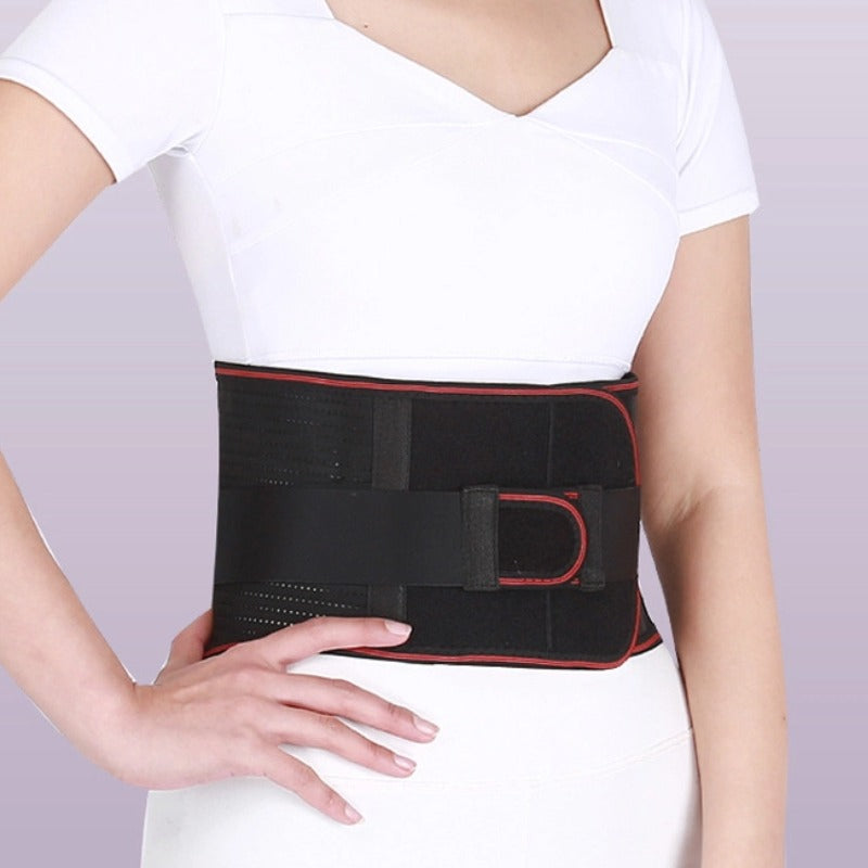 Dual Sided Heating Waist Support Belt Lumbar Protection For Sports Fitness And Lower Back Pain Relief
