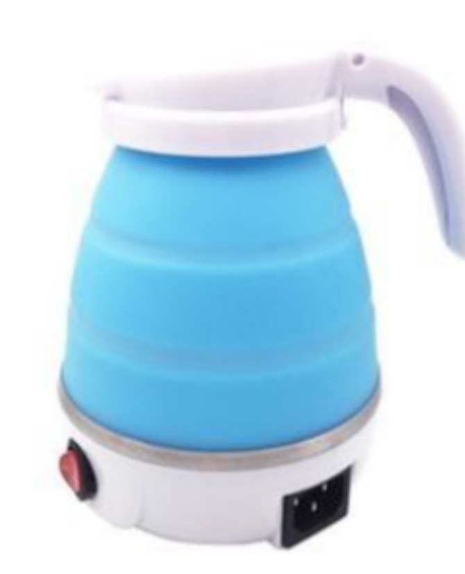 Portable Outdoor Folding Electric Kettle White
