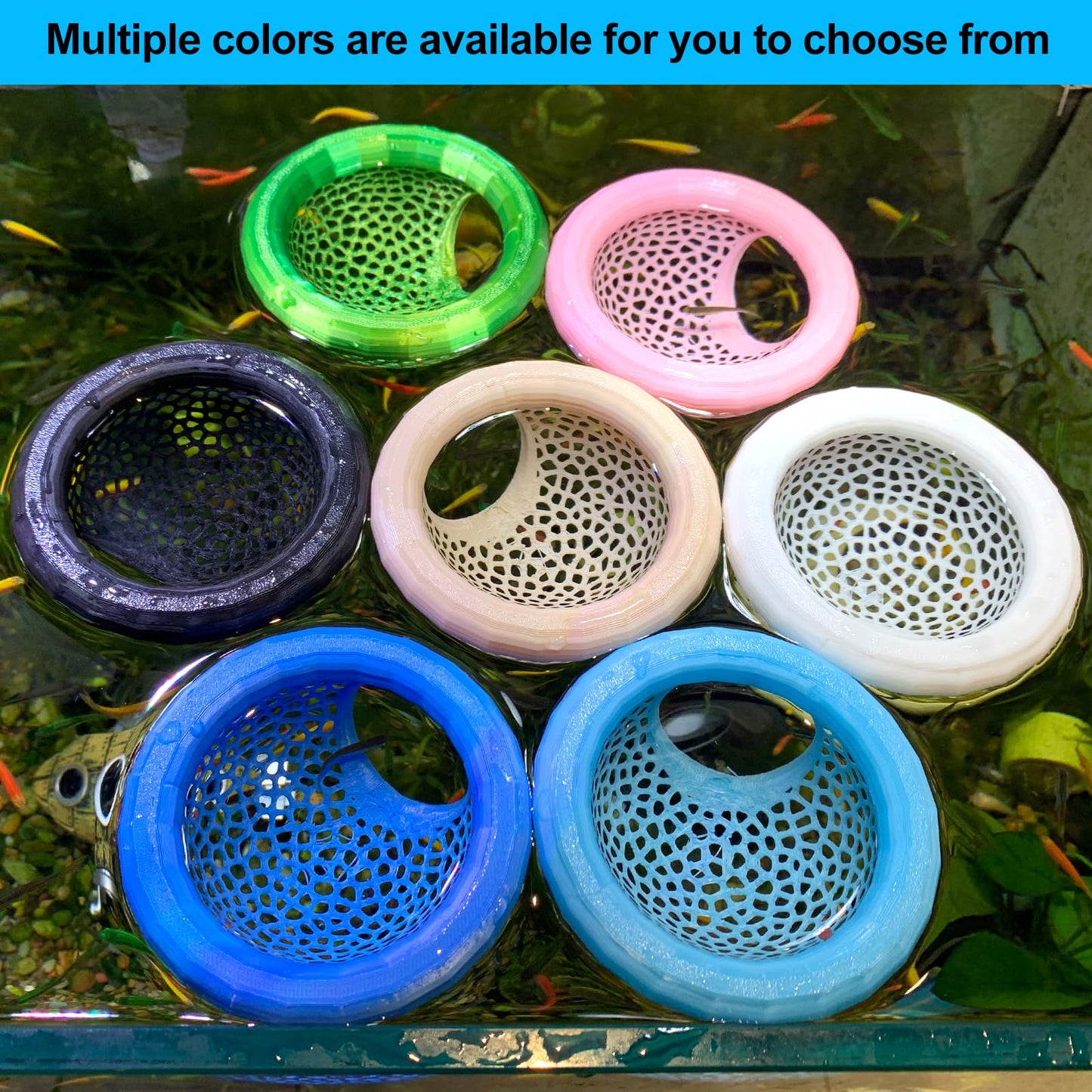 2pcs White Floating Betta Fish Hammock Bed,Beta Hide Cave And Resting Spot,Fish Tank Accessories Decor Toy,Betta Fish Feeding Ring For Aquarium,Shrimp Betta Log Bed-1pcs Big And 1pcs Small
