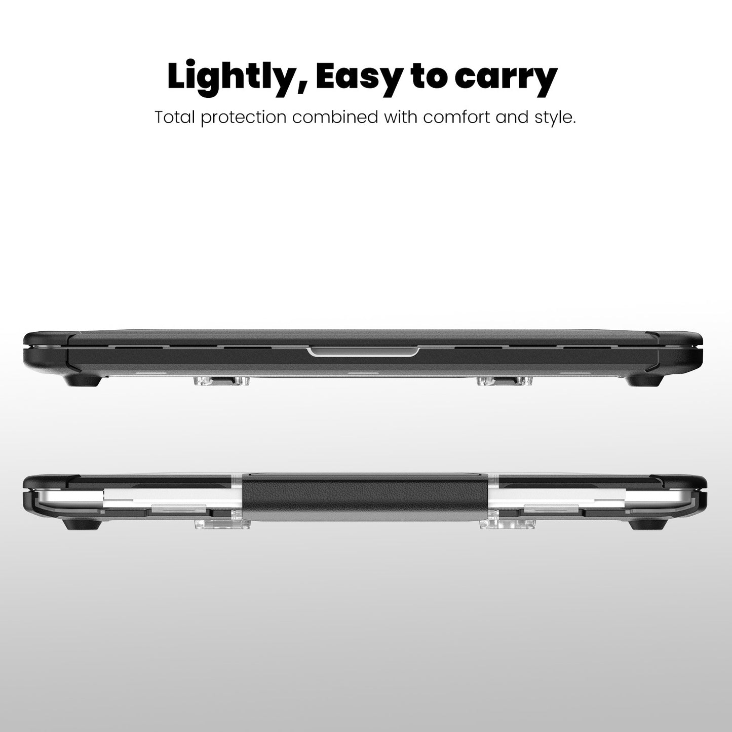 Air13 Laptop Case Transparent Frosted Cooling Bracket Anti-fall Shell
