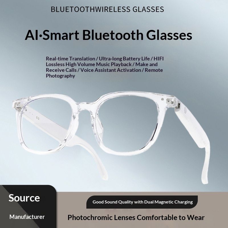 Photochromic Lens Smart Bluetooth Glasses