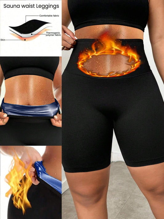 Sauna Sweat Shaperwear Shorts Leggings Pants Workout Weight Loss Lower Body Shaper Sweatsuit Exercise Fitness Women