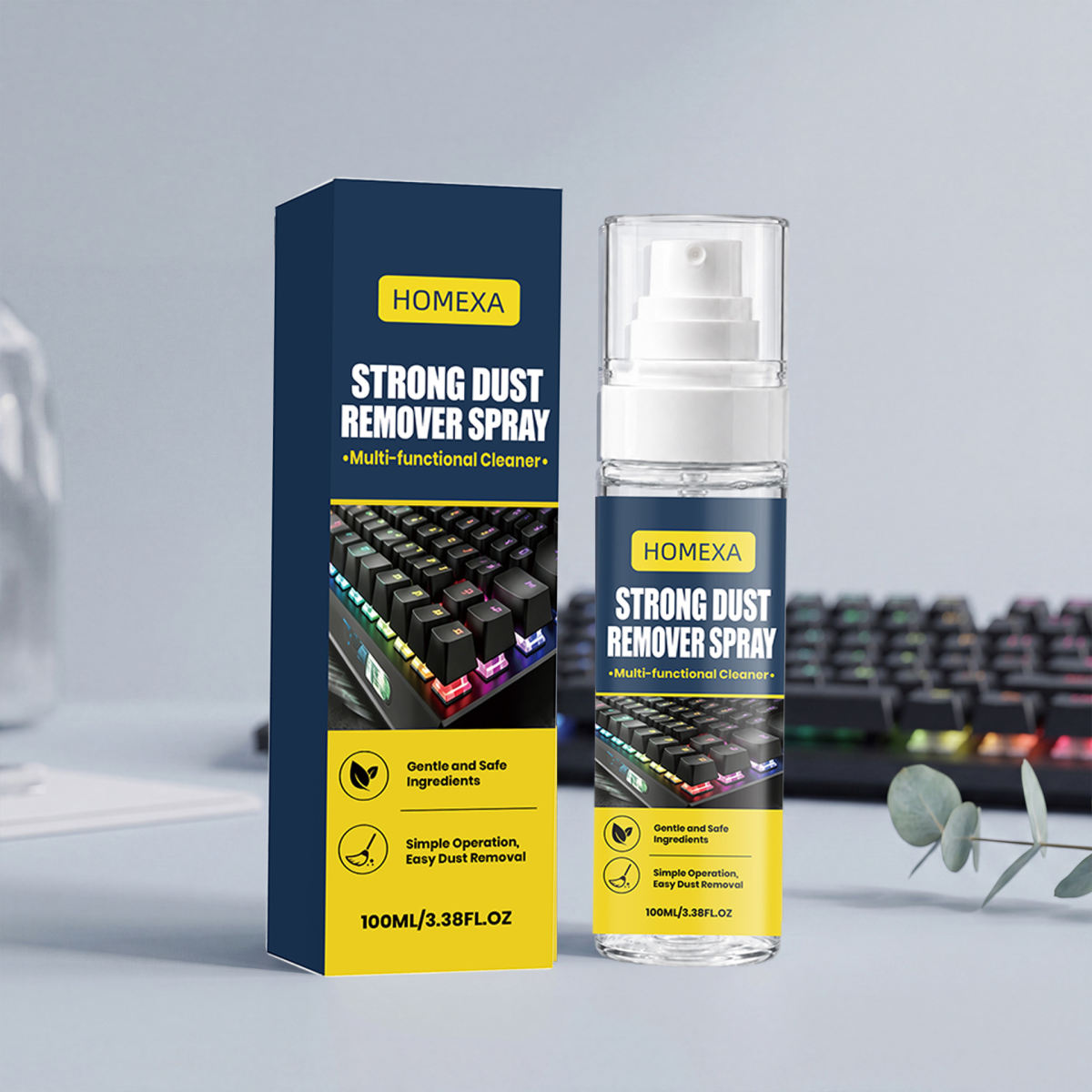 HOMEXA Computer Keyboard Dust-Removal And Anti-Dust Cleaning Spray