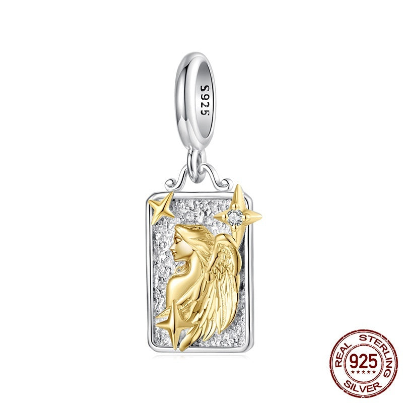 S925 Sterling Silver Twelve Constellation Pendant Ornaments Accessories