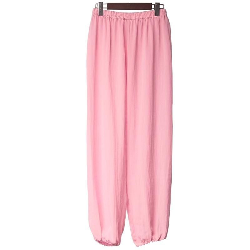 Summer Linen Yoga Tai Chi Trousers