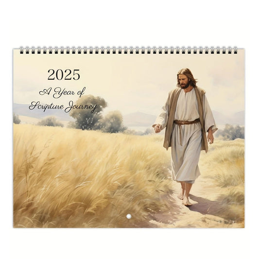 2PCS 2025 Wall Calendar Coated Paper Wire Binding Hanging Calendar For Home And Office