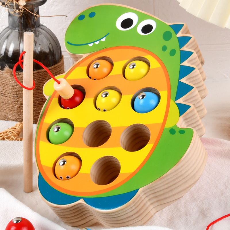 Frog Kitten Fishing Magnetic Training Desktop Educational Toys