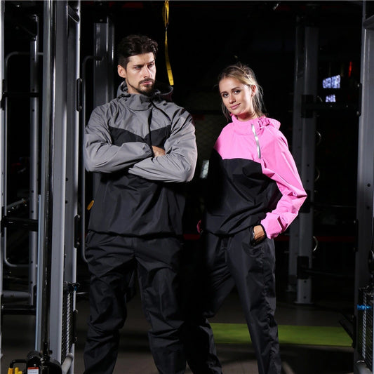 Sweat Suit Plus Inner Net Sportswear Fitness Running Sweat Two-piece Set