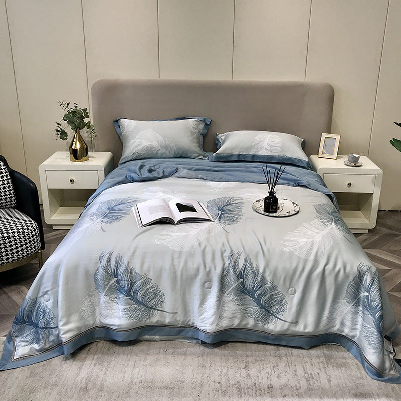 High-end Tencel Summer Cooling Duvet Four-piece Set