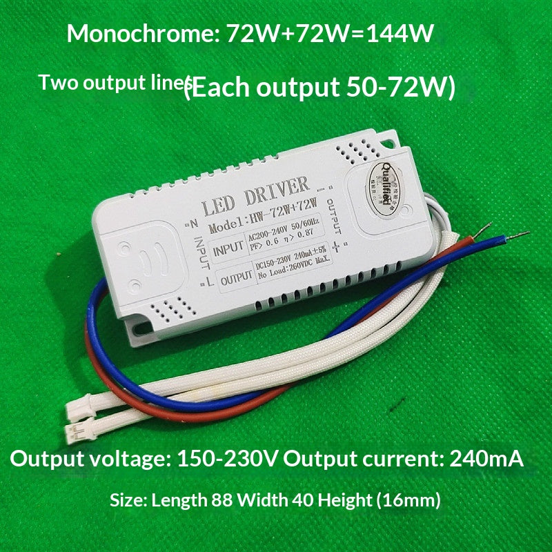 LED Segmented Tri-color Dimmable Crystal Lamp, Constant Current Transformer Lamp Accessories, Rectifier.