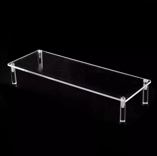 Transparent Acrylic Riser Removable Rack Display Shelf For Toys Figures