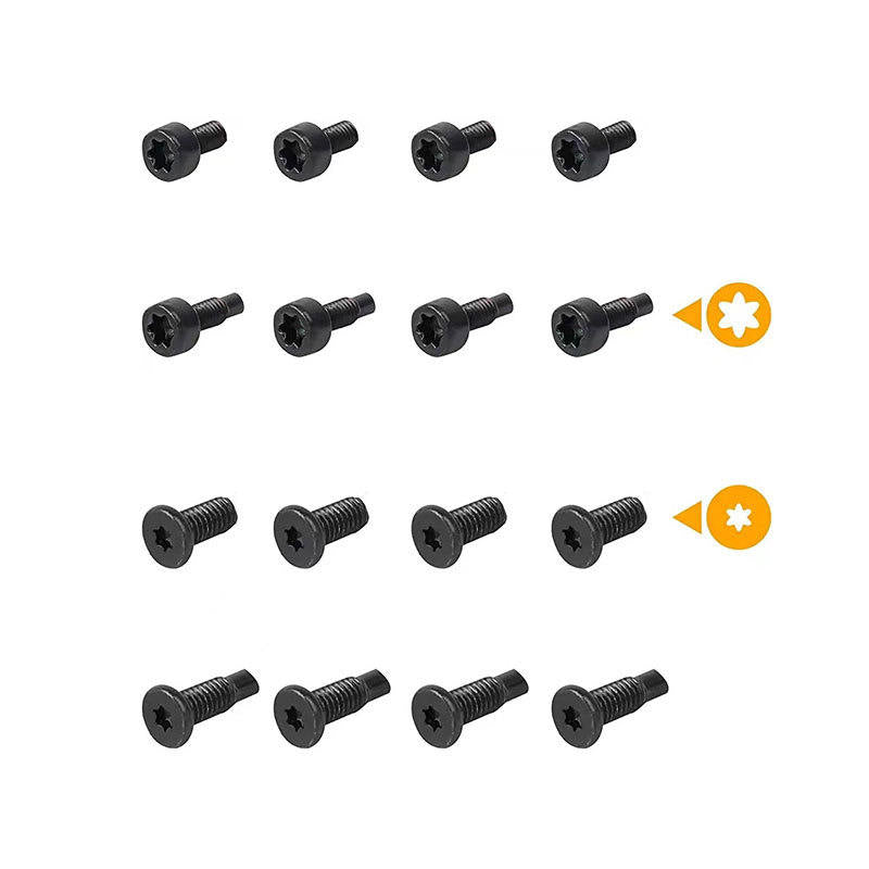 Applicable Smart Doorbell 1640 T6T15 Anti-theft Hardware Screws Plum Blossom Metal Accessories With Holes