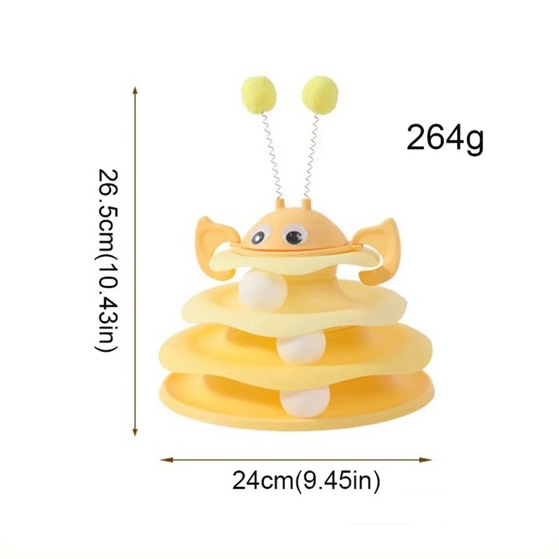 Cat Toys, Little Bees, Unbreakable Dolls, Cat Turntable Balls, Kittens, Kittens, Self-entertainment And Boredom, Pet Cat Toys, Cat Toys And Supplies