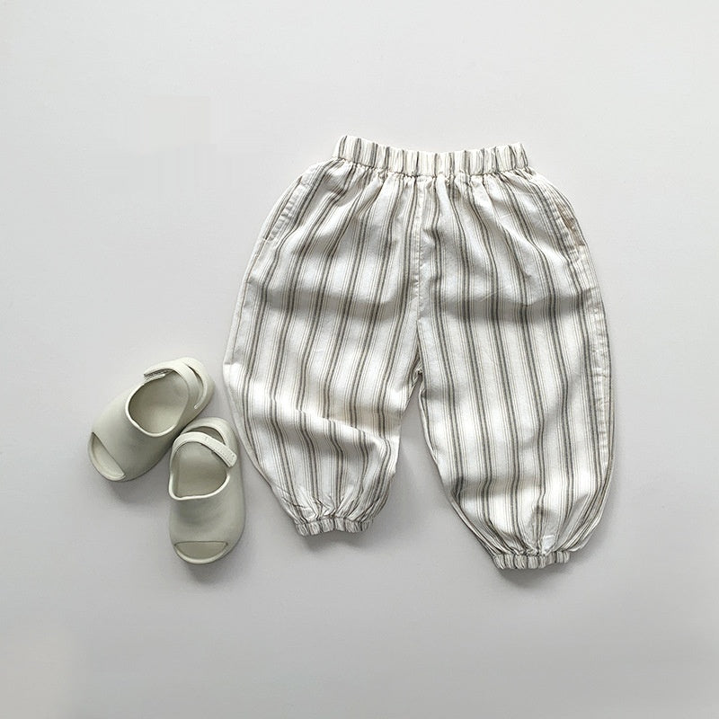 Anti Mosquito Pants Children's Summer Thin Outerwear Pants Boys And Girls Korean Style