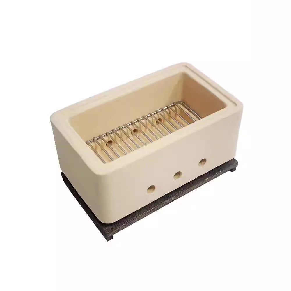 Portable Japanese-style Charcoal Barbecue Grill For Home And Outdoor Use