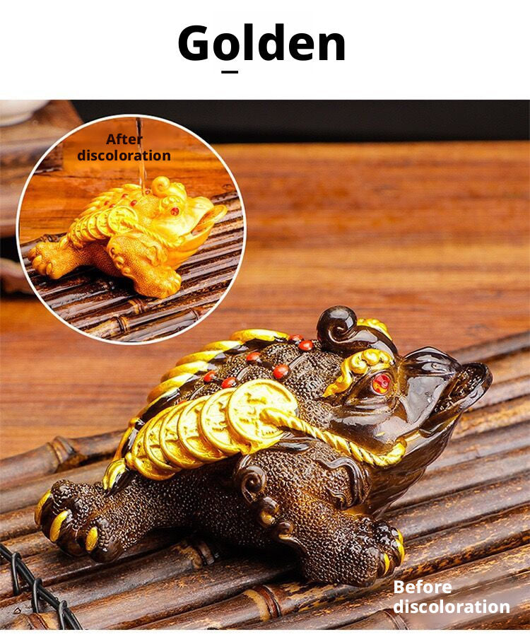 Jinchan Tea Pet-Golden-1 piece-Foam Box