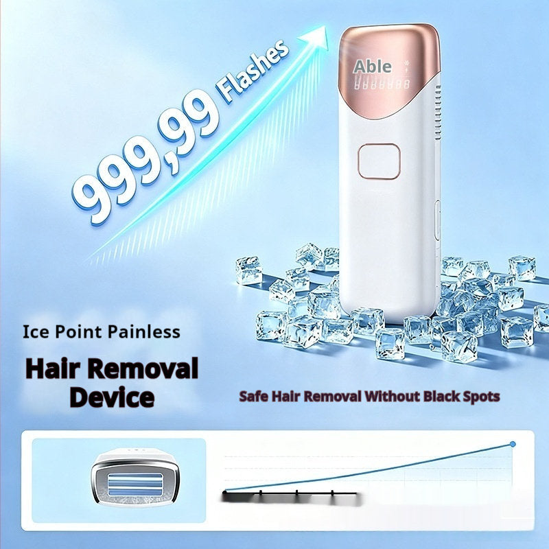 Painless Ice-Point Home Hair Removal Device