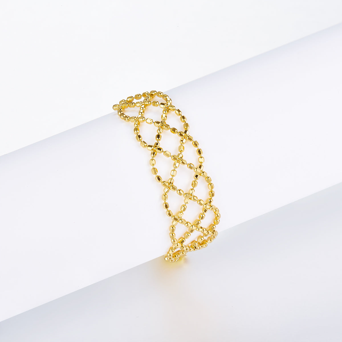 S925 Sterling Silver Hollow Mesh Ring 0.6g Ultra-Light 14-21mm Adjustable 8.4mm Wide Platinum Gold Rose Gold Plated Gift Box
