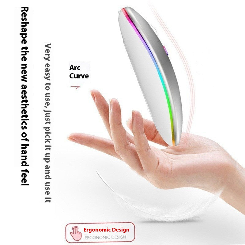 Glowing Bluetooth Mute Charging Mouse