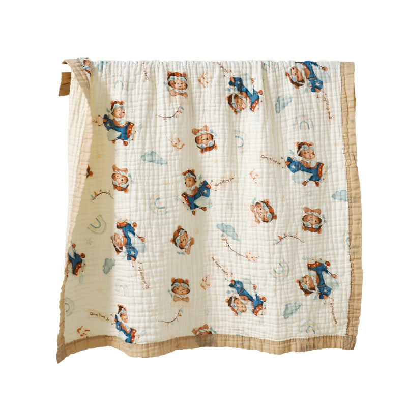 Baby Gauze Bath Towel Extra-thick Blanket