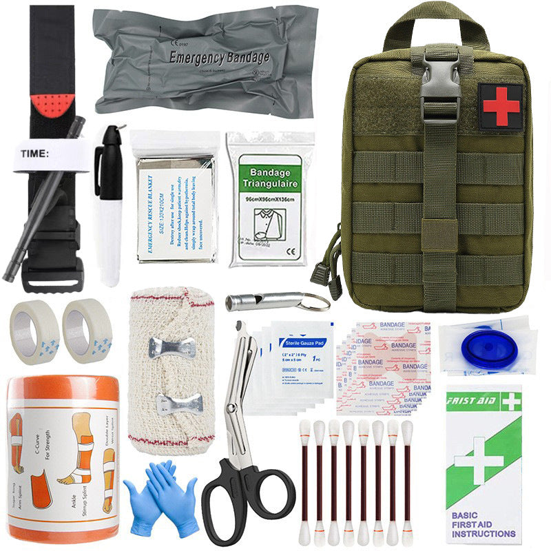 Outdoor Travel First-Aid Gear Survival Tool Kit
