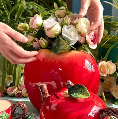 Cartoon-patterned Simulated Tea Cup Vase