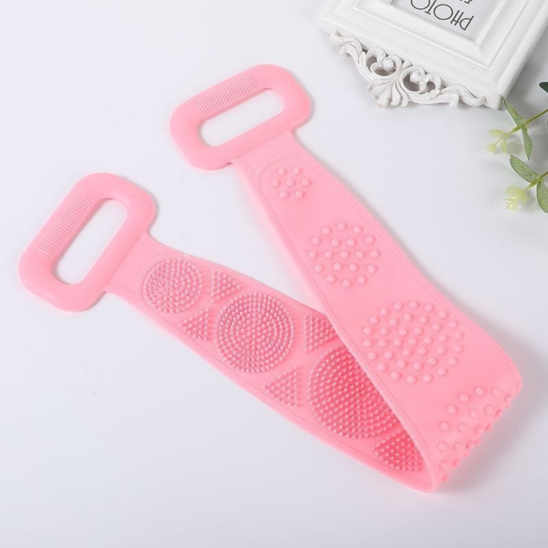 Silicone Bath ScrubberPowerful Back-scrubbing For Men And Women