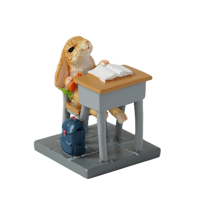 Creative Classroom Room Desk Decoration Cute Animal Figurines