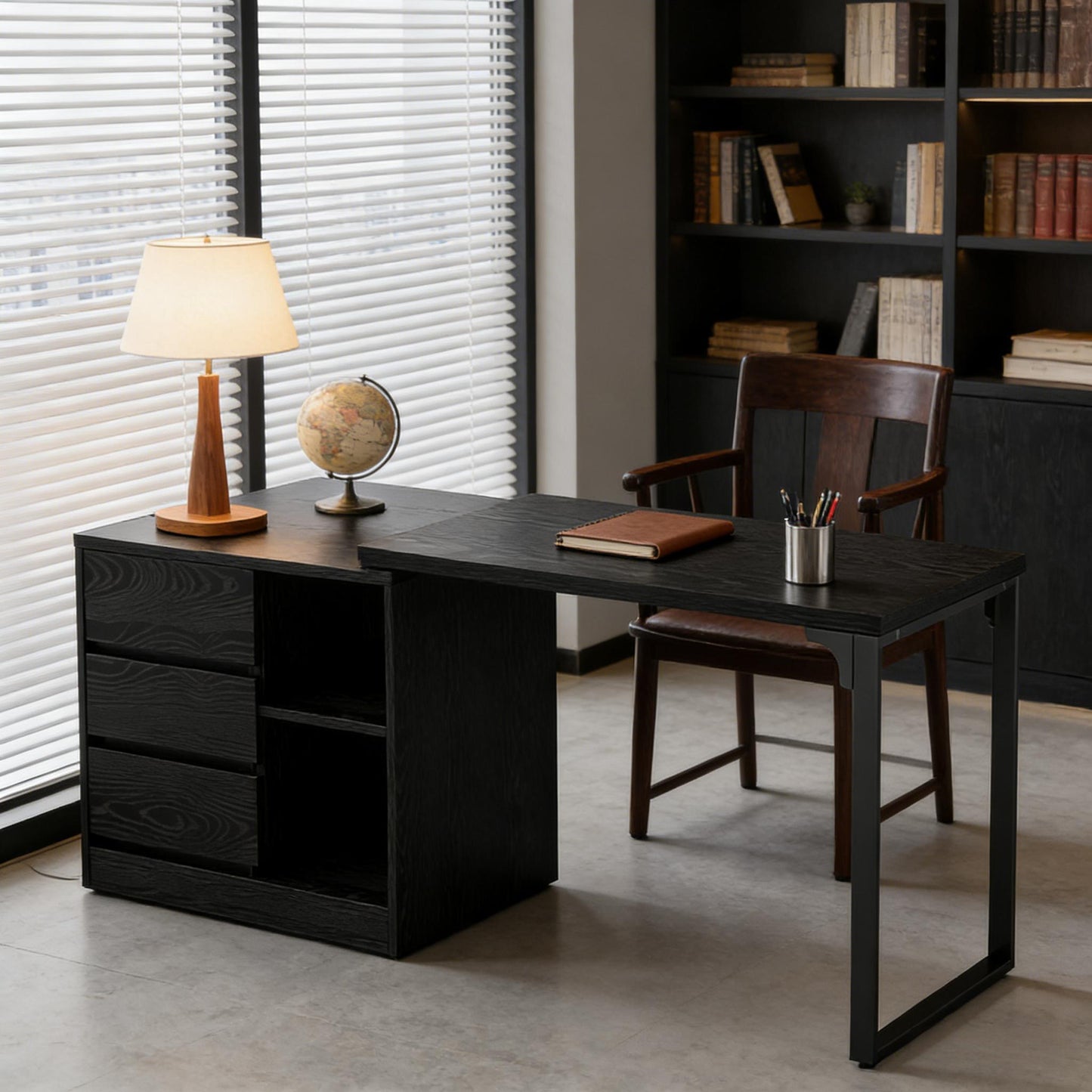 Reversible Corner Office Desk,L-Shaped Computer Desk,Executive Desk
