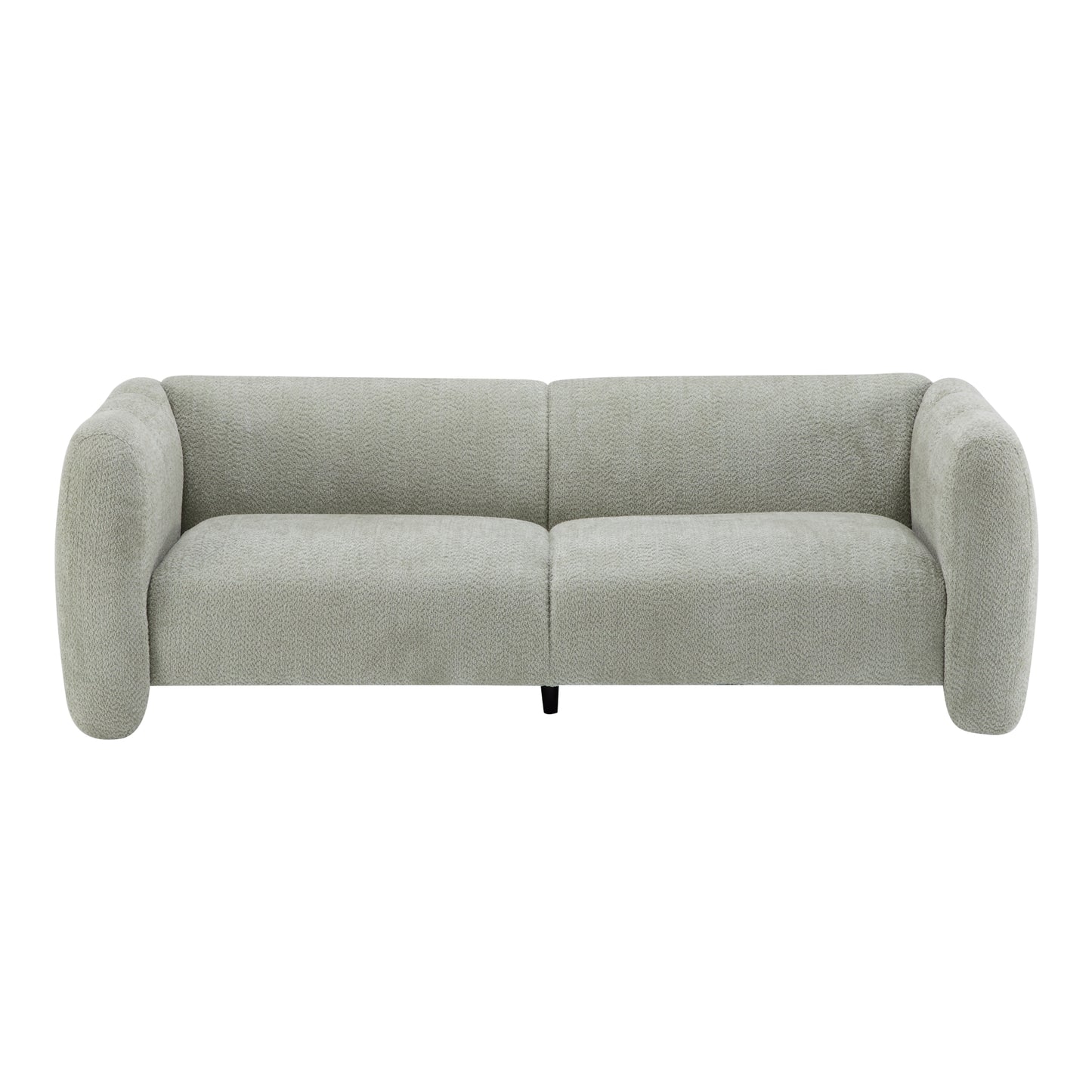 Tonson 83  3-Seater Sofa,Wave Design, Living Rooms,Bedrooms,Apartment Office,Light Green