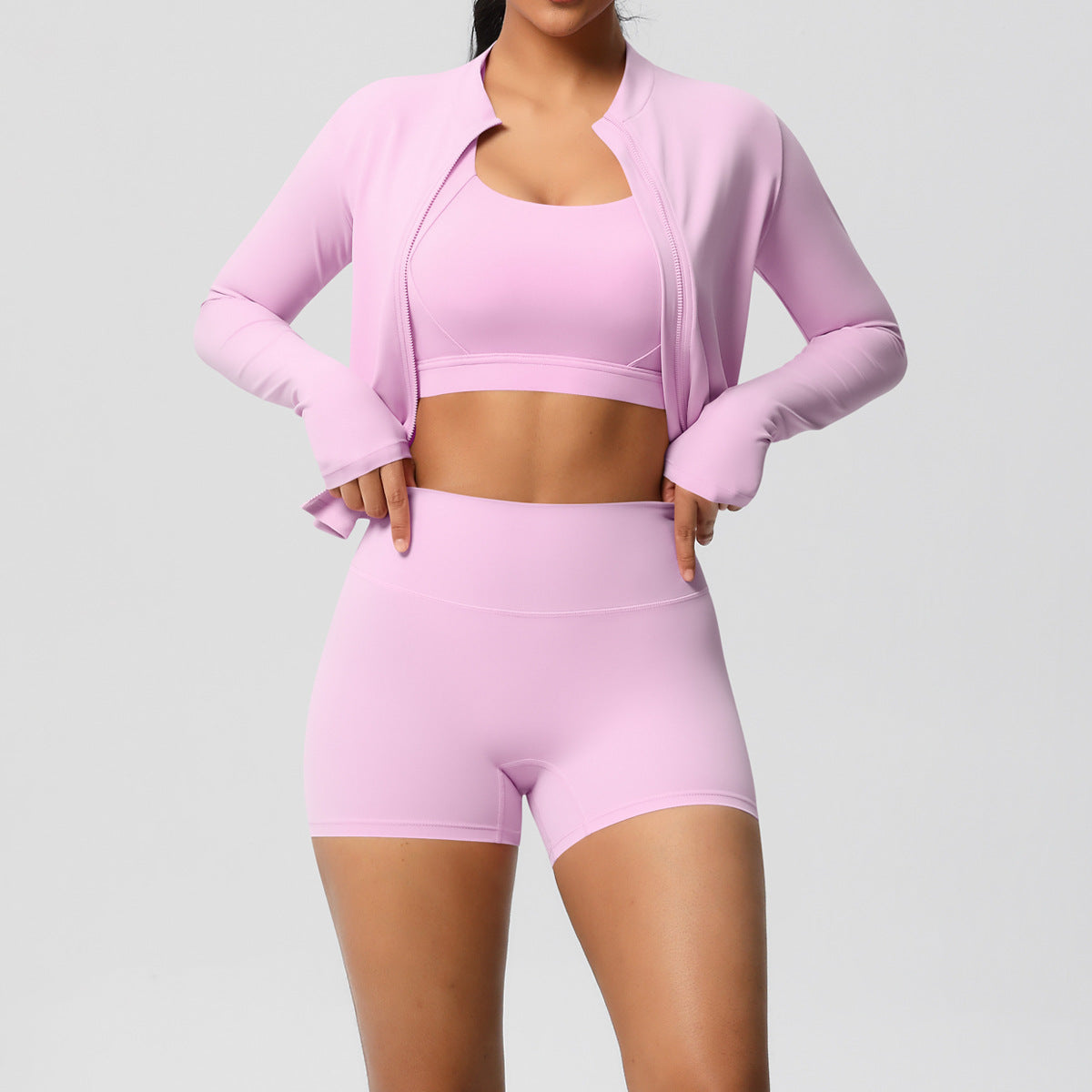 Three Items Leisure Pilates Running Fitness And Yoga