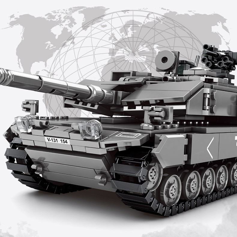 Tank Assembly Model Boy Assembled Building Block Toys Gift