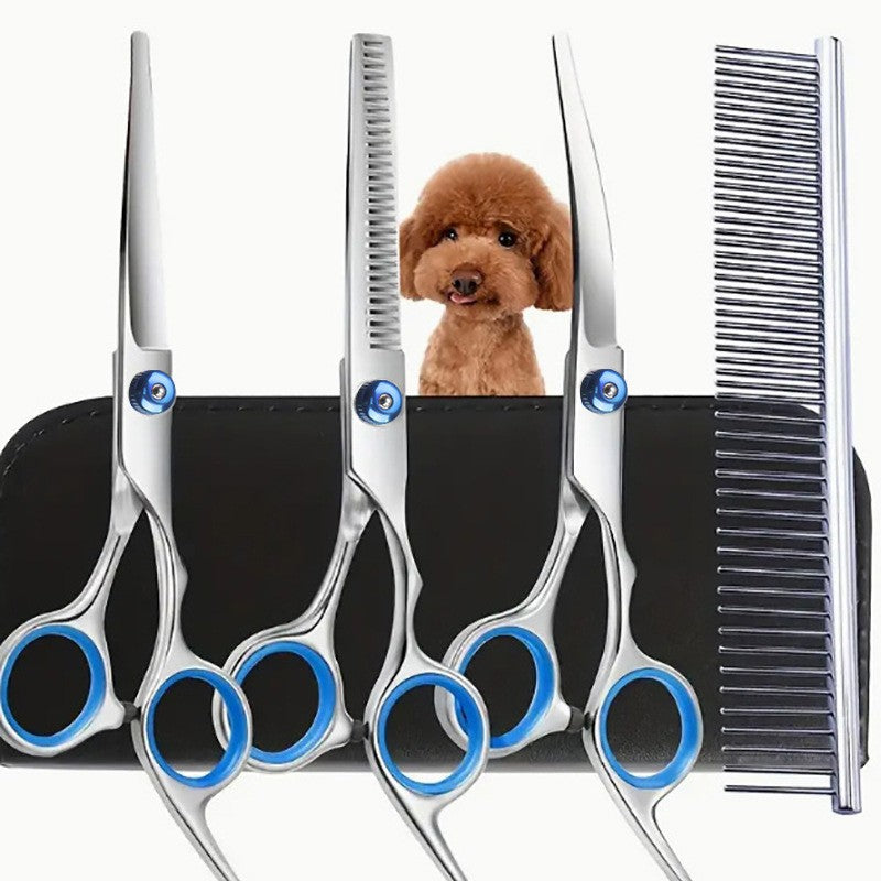 Pet Scissors Beauty 6-inch Fish Mouth Suit