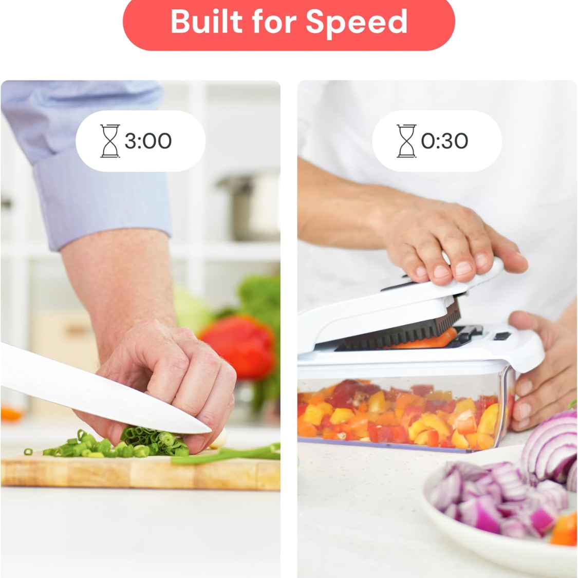 Vegetable Chopper Chopper And Spiralizer Food Chopper With Container Fruit Cutter Onion Dicer All In One Prep Tool  Kitchen