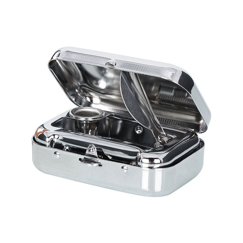 Creative Mini Metal Pocketable Ashtray Car Outdoor Smoking Set Accessories
