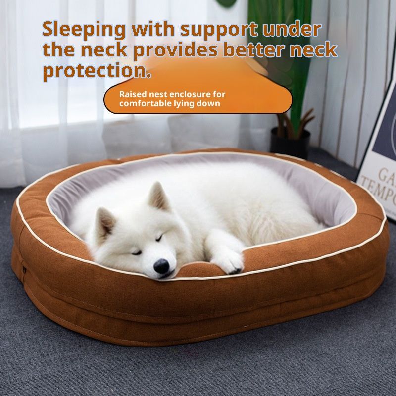 Kennel Four Seasons Universal Oval Large Removable Pet Bed