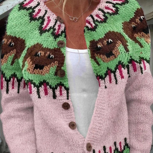 Autumn Chic Versatile Cardigan Sweater European And American Womens Fashion